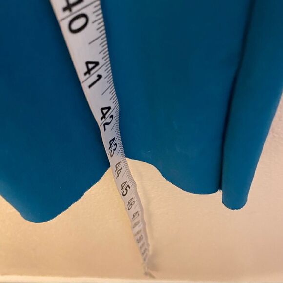 WEISSMAN Balera Dance Costume teal Culotte Unitard With Mesh MJ11187 Child LC - Picture 4 of 10